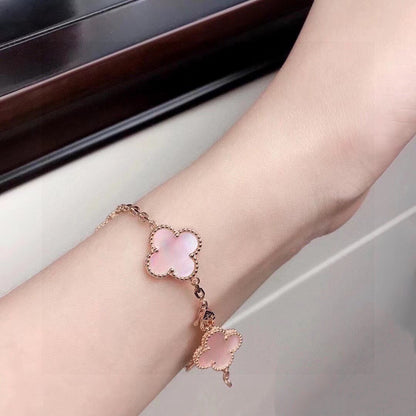 [Mystic Crown]CLOVER 5 PINK  FRITILLARY BRACELET
