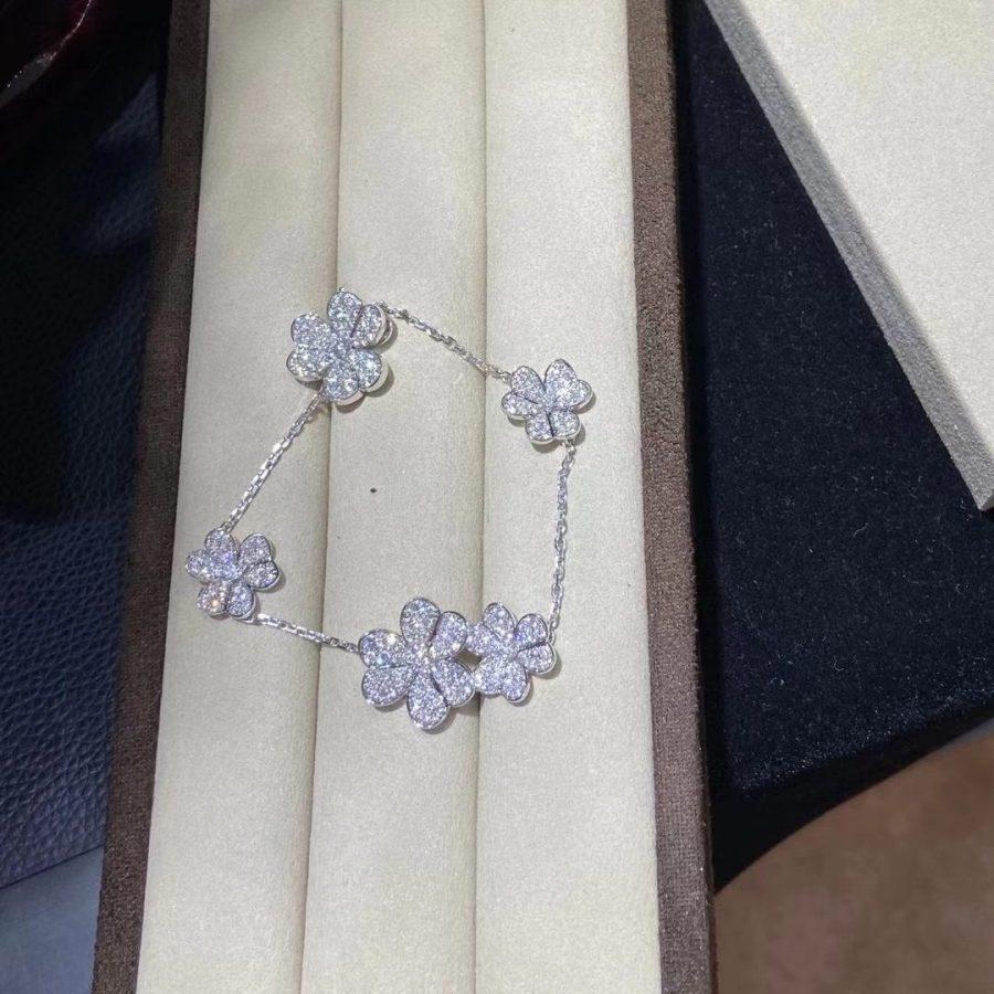 [Mystic Crown]FRIVOLE SILVER 5 FLOWERS BRACELET