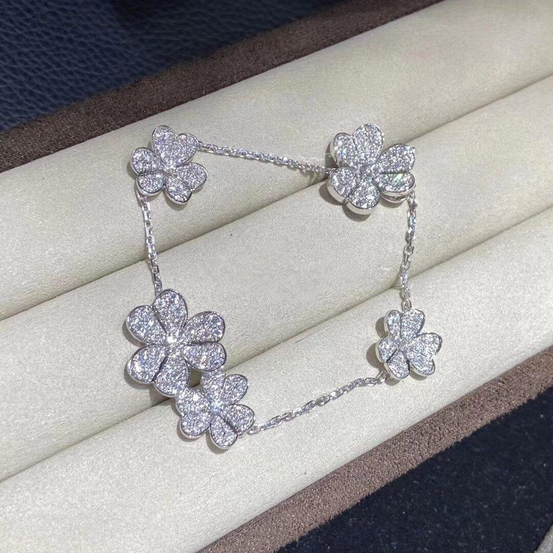 [Mystic Crown]FRIVOLE SILVER 5 FLOWERS BRACELET