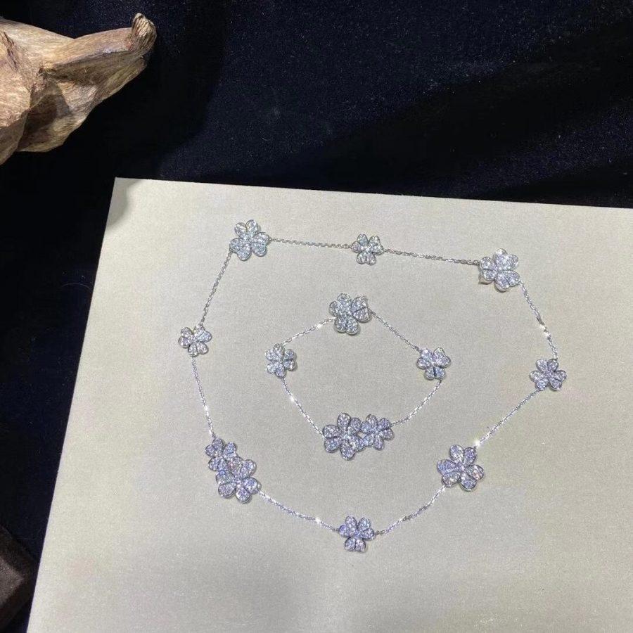 [Mystic Crown]FRIVOLE SILVER 5 FLOWERS BRACELET