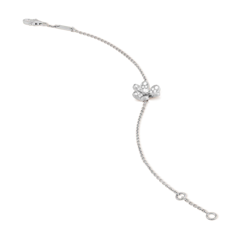 [Mystic Crown]FRIVOLE SILVER FLOWER DIAMOND BRACELET