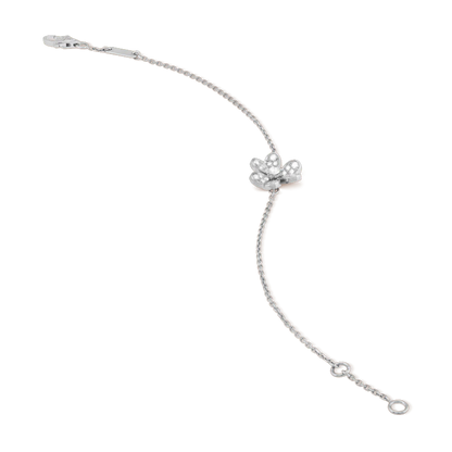 [Mystic Crown]FRIVOLE SILVER FLOWER DIAMOND BRACELET