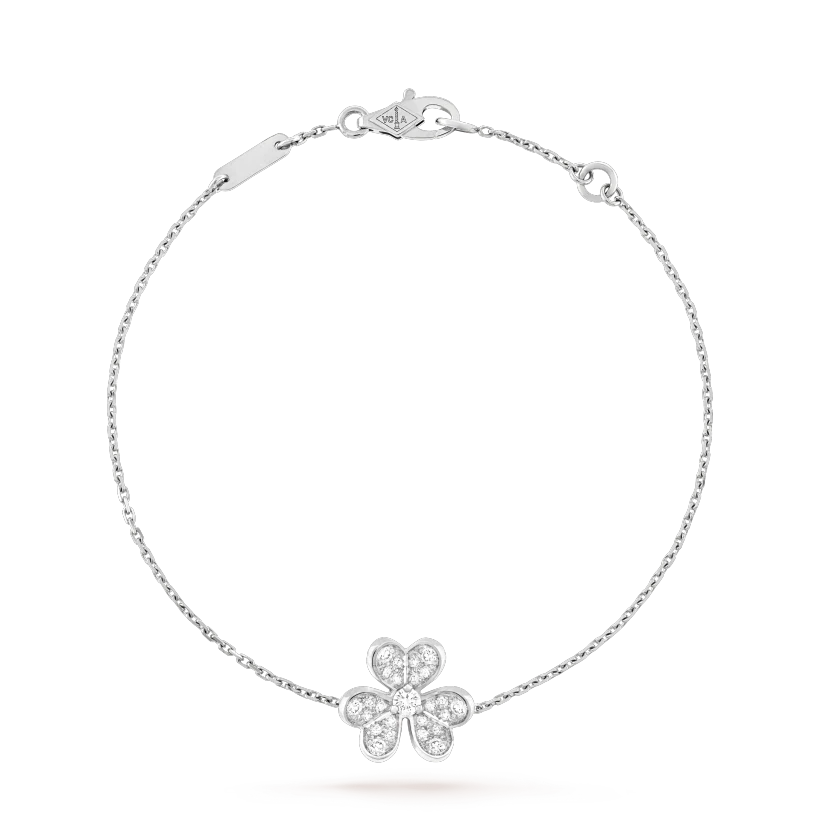 [Mystic Crown]FRIVOLE SILVER FLOWER DIAMOND BRACELET