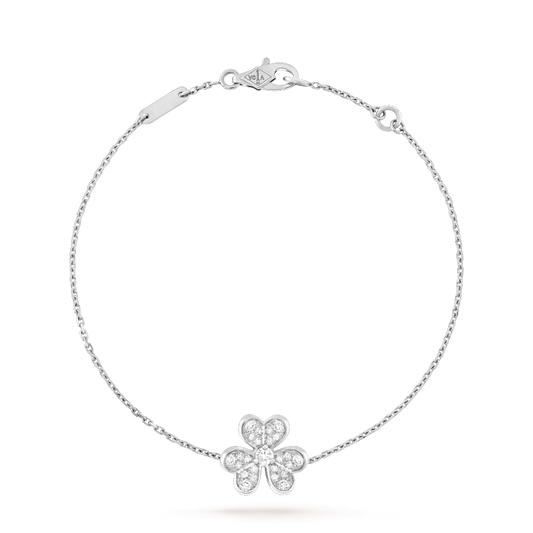 [Mystic Crown]FRIVOLE SILVER FLOWER DIAMOND BRACELET
