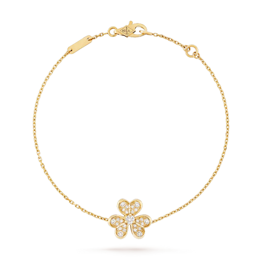 [Mystic Crown]FRIVOLE GOLD FLOWER DIAMOND BRACELET