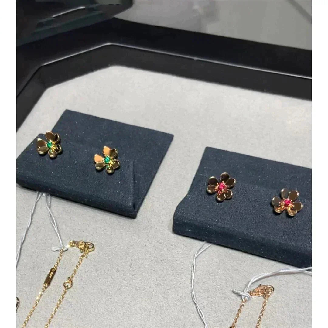 [Mystic Crown]FRIVOLE  FLOWER PINK EARRINGS