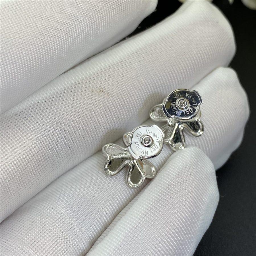 [Mystic Crown]FRIVOLE MINI SILVER FLOWER EARRINGS
