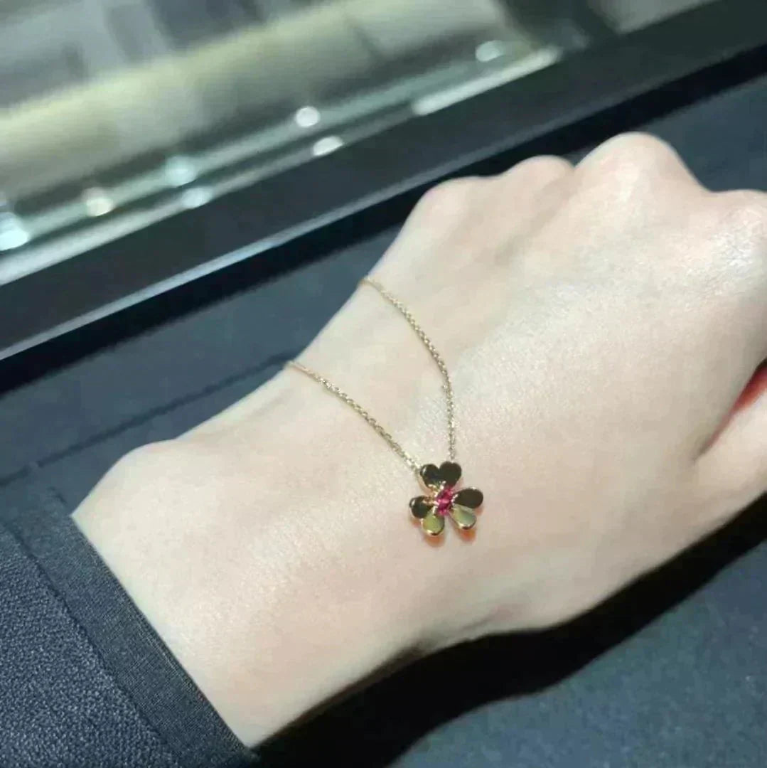 [Mystic Crown]FRIVOLE GOLD FLOWER NECKLACE