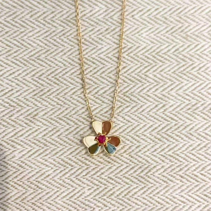 [Mystic Crown]FRIVOLE GOLD FLOWER NECKLACE