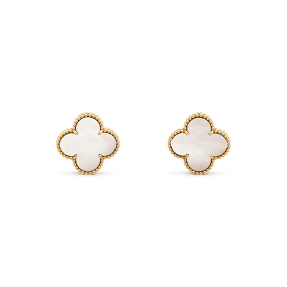 [Mystic Crown]CLOVER MINI GOLD EARRINGS