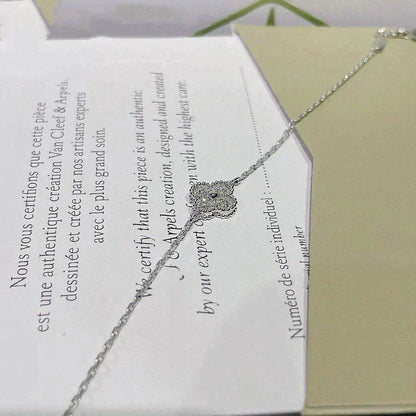 [Mystic Crown]CLOVER  SINGLE FLOWER BRACELET SILVER