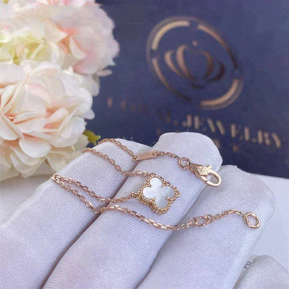 [Mystic Crown]CLOVER WHITE MOP SINGLE FLOWER BRACELET