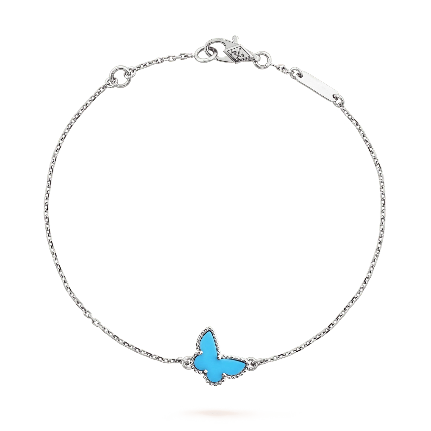 [Mystic Crown]BUTTERFLY TURQUOISE BUTTERFLY BRACELET SILVER