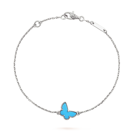[Mystic Crown]BUTTERFLY TURQUOISE BUTTERFLY BRACELET SILVER