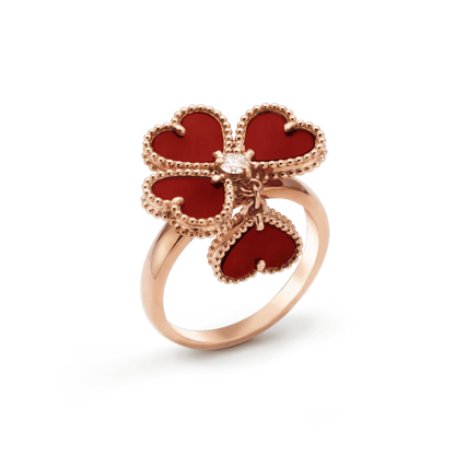 [Mystic Crown]SWEET CLOVER CARNELIAN RING