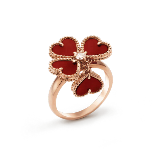 [Mystic Crown]SWEET CLOVER CARNELIAN RING