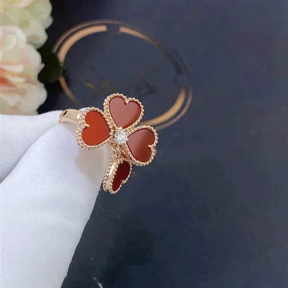[Mystic Crown]SWEET CLOVER CARNELIAN RING
