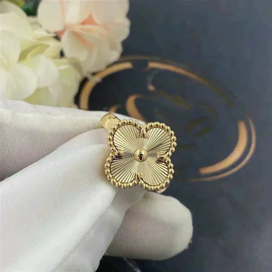 [Mystic Crown]CLOVER GOLD RING