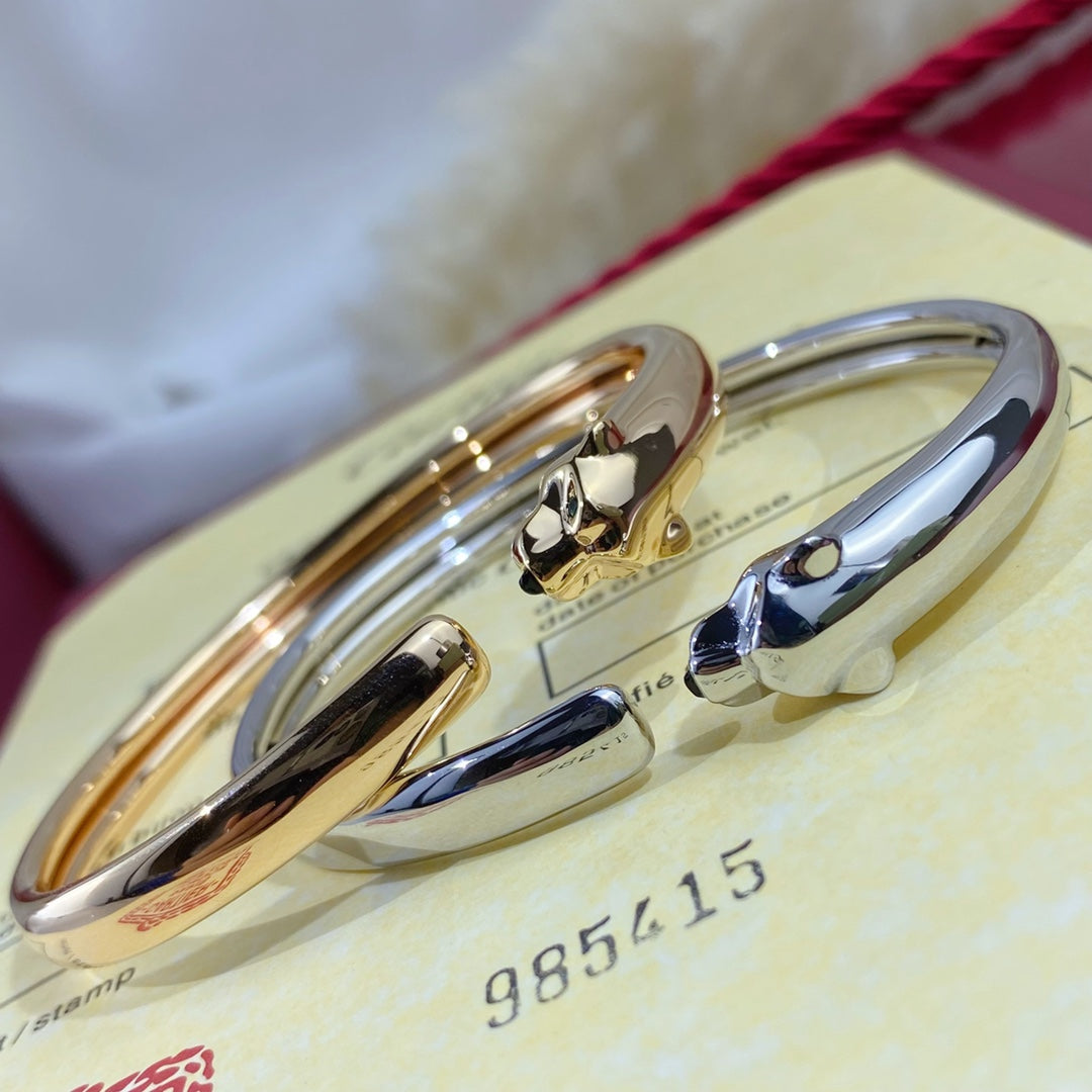 [Mystic Crown]PANTHERE SILVER OPEN BRACELET