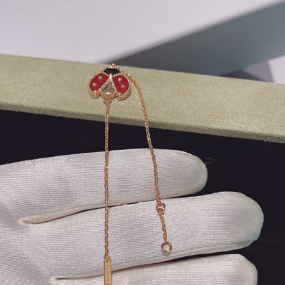 [Mystic Crown]LUCKY SPRING 1 MOTIF PINK GOLD BRACELET