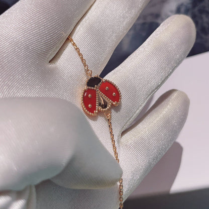 [Mystic Crown]LUCKY SPRING 1 MOTIF PINK GOLD BRACELET