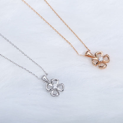 [Mystic Crown]FIOREVER NECKLACE DIAMOND CENTER