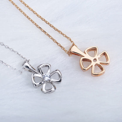[Mystic Crown]FIOREVER NECKLACE DIAMOND CENTER