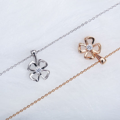 [Mystic Crown]FIOREVER NECKLACE DIAMOND CENTER