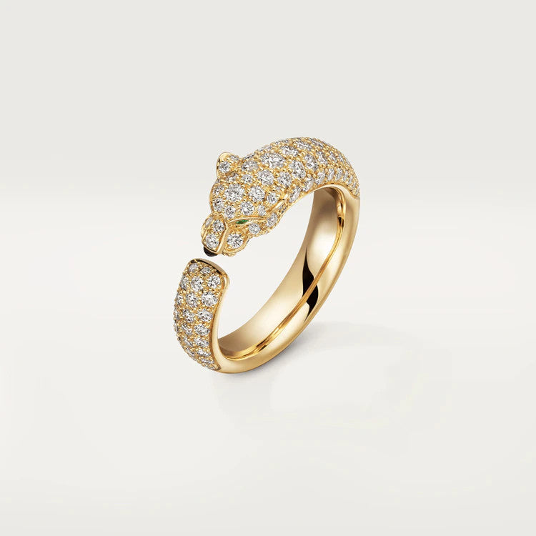 [Mystic Crown]PANTHERE PINK GOLD DIAMOND RING