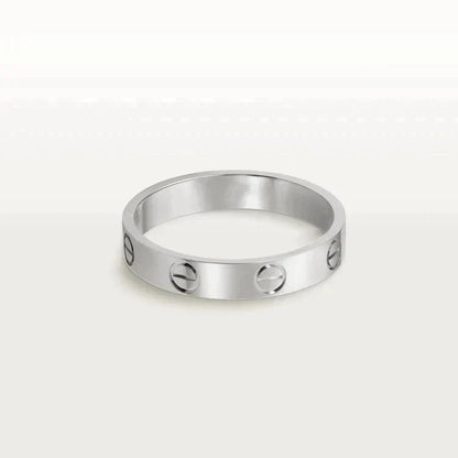 [Mystic Crown]LOVE RING 4MM 1 DIAMOND SILVER