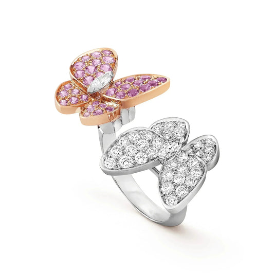 [Mystic Crown]TWIN BUTTERFLY DIAMOND RING